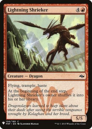 Lightning Shrieker<br /><span class="collector-number">Collector No. FRF-106</span>