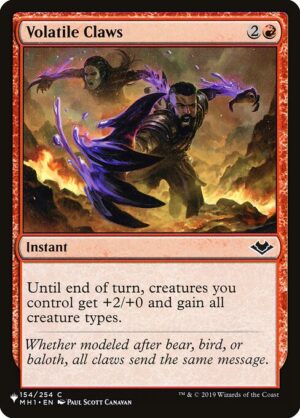 Volatile Claws<br /><span class="collector-number">Collector No. MH1-154</span>