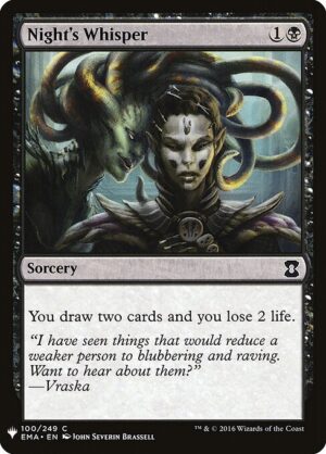 Night's Whisper<br /><span class="collector-number">Collector No. EMA-100</span>