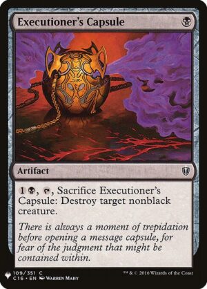 Executioner's Capsule<br /><span class="collector-number">Collector No. C16-109</span>