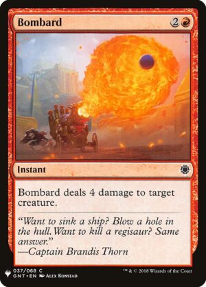 Bombard<br /><span class="collector-number">Collector No. GNT-37</span>