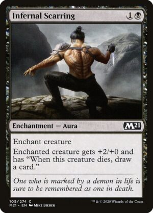 Infernal Scarring - Foil<br /><span class="collector-number">Collector No. 105</span>