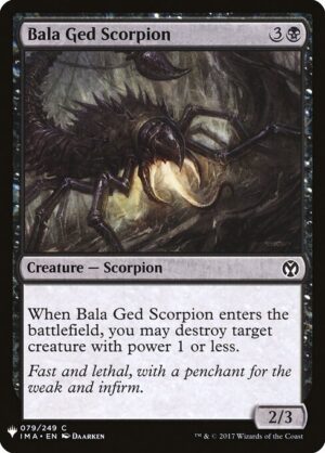 Bala Ged Scorpion<br /><span class="collector-number">Collector No. IMA-79</span>