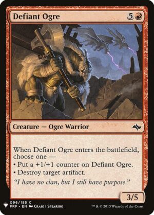 Defiant Ogre<br /><span class="collector-number">Collector No. FRF-96</span>