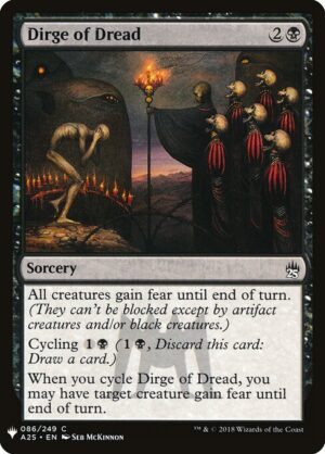 Dirge of Dread<br /><span class="collector-number">Collector No. A25-86</span>