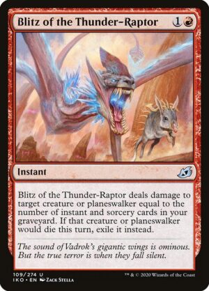 Blitz of the Thunder-Raptor - Foil<br /><span class="collector-number">Collector No. 109</span>