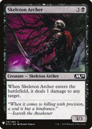 Skeleton Archer<br /><span class="collector-number">Collector No. M19-118</span>
