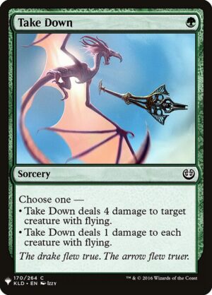Take Down<br /><span class="collector-number">Collector No. KLD-170</span>