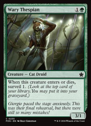 Wary Thespian<br /><span class="collector-number">Collector No. 235</span>