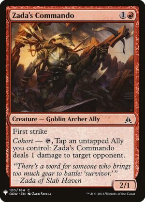Zada's Commando<br /><span class="collector-number">Collector No. OGW-120</span>
