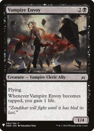 Vampire Envoy<br /><span class="collector-number">Collector No. OGW-92</span>