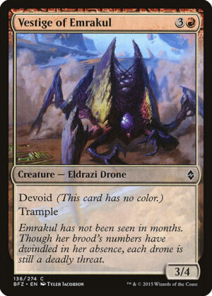 Vestige of Emrakul - Foil<br /><span class="collector-number">Collector No. 136</span>