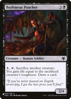 Bushmeat Poacher<br /><span class="collector-number">Collector No. GN3-44</span>