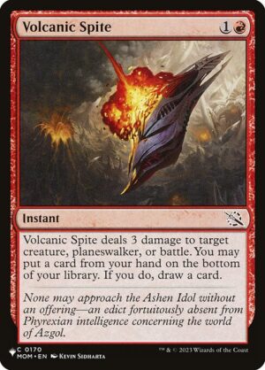 Volcanic Spite<br /><span class="collector-number">Collector No. MOM-170</span>