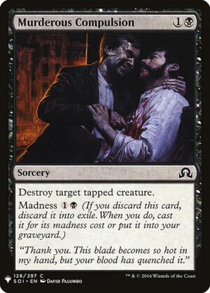 Murderous Compulsion<br /><span class="collector-number">Collector No. SOI-126</span>