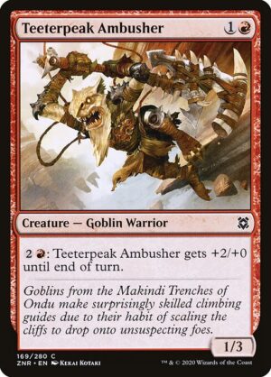 Teeterpeak Ambusher - Foil<br /><span class="collector-number">Collector No. 169</span>