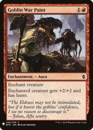 Goblin War Paint<br /><span class="collector-number">Collector No. BFZ-146</span>