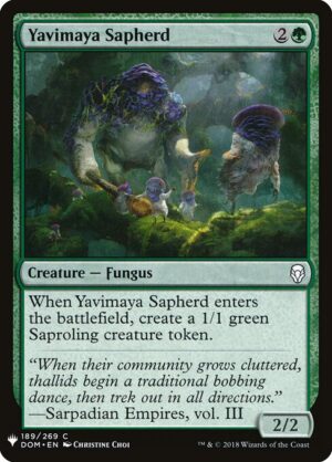 Yavimaya Sapherd<br /><span class="collector-number">Collector No. DOM-189</span>