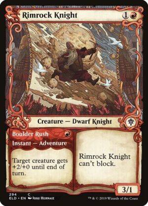 Rimrock Knight // Boulder Rush<br /><span class="collector-number">Collector No. 294</span>