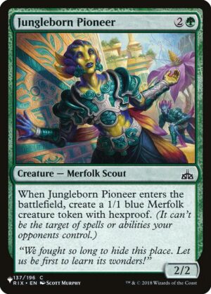 Jungleborn Pioneer<br /><span class="collector-number">Collector No. RIX-137</span>