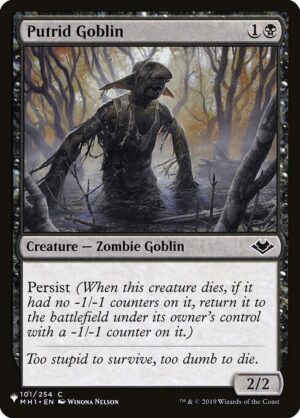 Putrid Goblin<br /><span class="collector-number">Collector No. MH1-101</span>