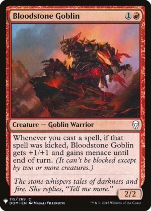 Bloodstone Goblin<br /><span class="collector-number">Collector No. DOM-115</span>