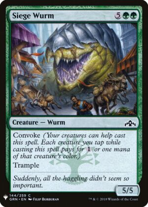 Siege Wurm<br /><span class="collector-number">Collector No. GRN-144</span>