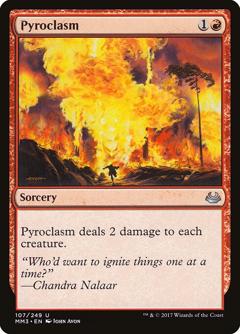 Pyroclasm<br /><span class="collector-number">Collector No. 107</span>