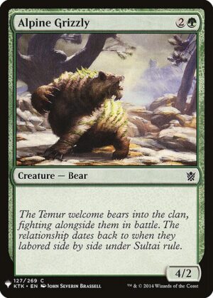 Alpine Grizzly<br /><span class="collector-number">Collector No. KTK-127</span>