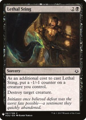 Lethal Sting<br /><span class="collector-number">Collector No. HOU-67</span>