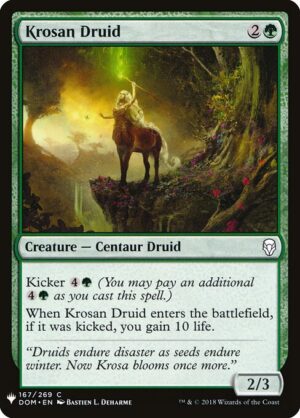 Krosan Druid<br /><span class="collector-number">Collector No. DOM-167</span>