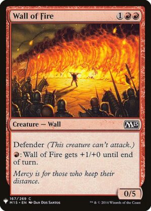 Wall of Fire<br /><span class="collector-number">Collector No. M15-167</span>