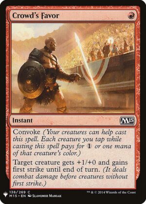 Crowd's Favor<br /><span class="collector-number">Collector No. M15-138</span>