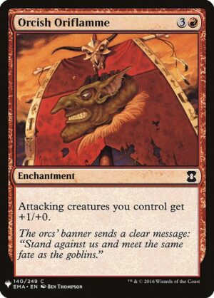 Orcish Oriflamme<br /><span class="collector-number">Collector No. EMA-140</span>