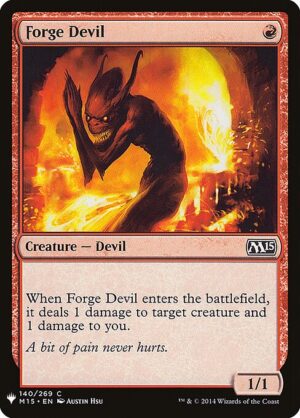 Forge Devil<br /><span class="collector-number">Collector No. M15-140</span>
