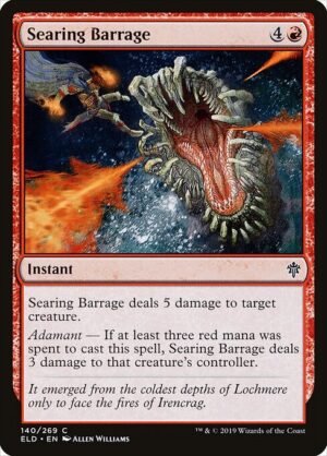 Searing Barrage<br /><span class="collector-number">Collector No. 140</span>