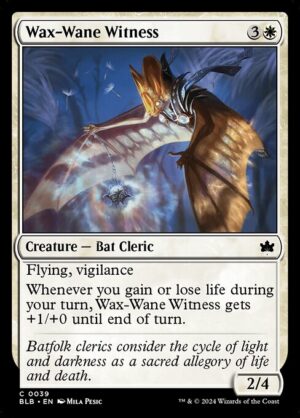 Wax-Wane Witness<br /><span class="collector-number">Collector No. 39</span>