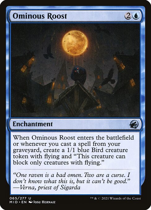 Ominous Roost<br /><span class="collector-number">Collector No. 65</span>