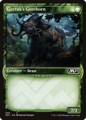 Garruk's Gorehorn - Foil<br /><span class="collector-number">Collector No. 306</span>