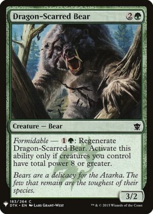 Dragon-Scarred Bear<br /><span class="collector-number">Collector No. DTK-183</span>