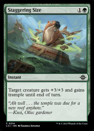 Staggering Size<br /><span class="collector-number">Collector No. 214</span>