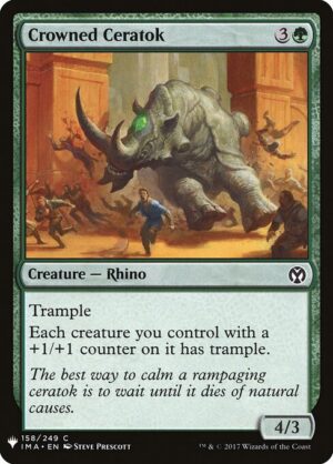 Crowned Ceratok<br /><span class="collector-number">Collector No. IMA-158</span>