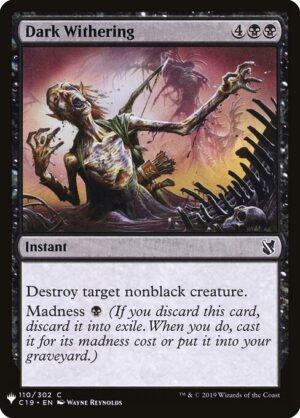 Dark Withering<br /><span class="collector-number">Collector No. C19-110</span>