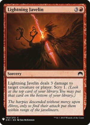 Lightning Javelin<br /><span class="collector-number">Collector No. ORI-153</span>