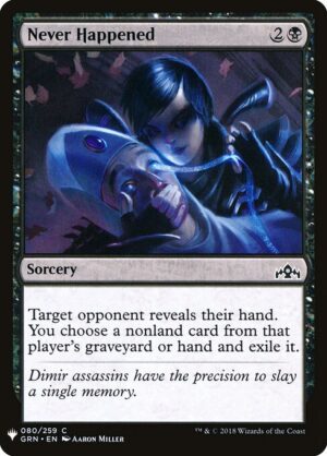 Never Happened<br /><span class="collector-number">Collector No. GRN-80</span>