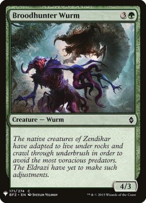Broodhunter Wurm<br /><span class="collector-number">Collector No. BFZ-171</span>