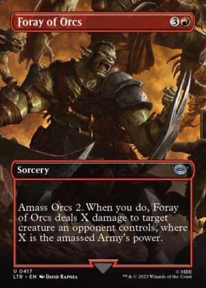 Foray of Orcs - Foil<br /><span class="collector-number">Collector No. 417</span>