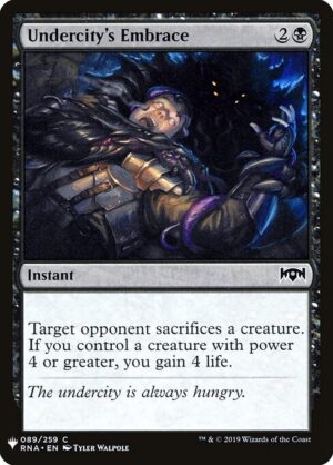 Undercity's Embrace<br /><span class="collector-number">Collector No. RNA-89</span>