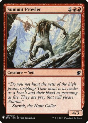 Summit Prowler<br /><span class="collector-number">Collector No. DTK-160</span>