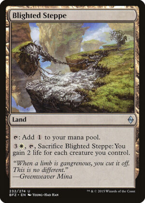 Blighted Steppe<br /><span class="collector-number">Collector No. 232</span>